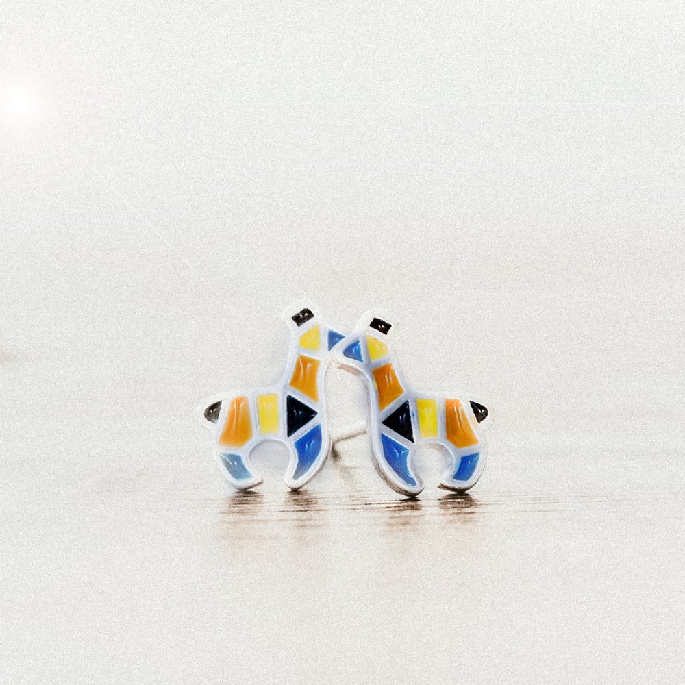 Horse Animal Minimalist Minimal Earrings Studs